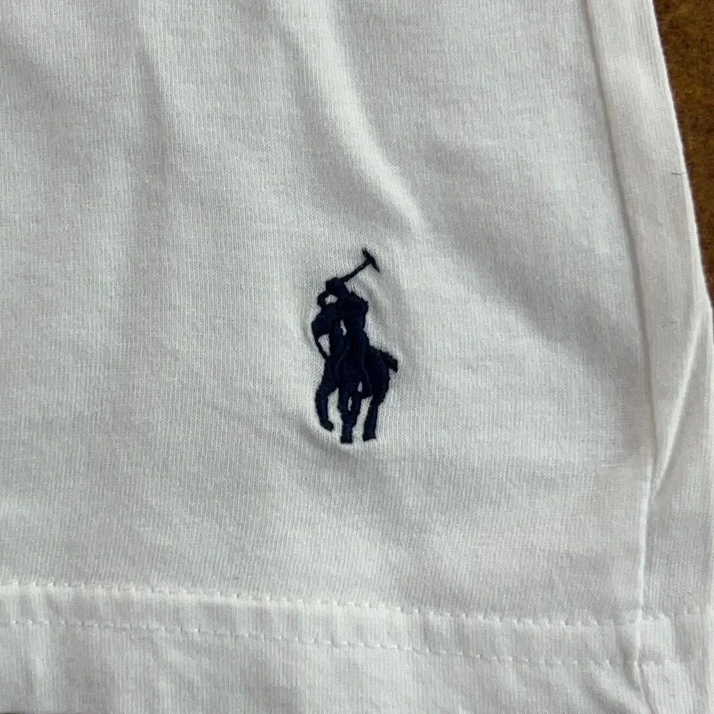 Polo Ralph Lauren Mens XL White Slim Fit Embroidered Pony T-Shirt New